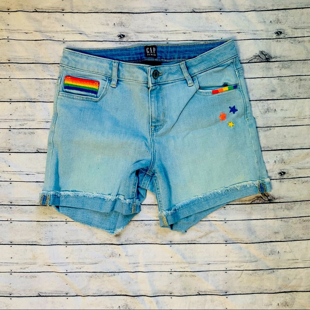 Gap Kids Embroidered Shorts